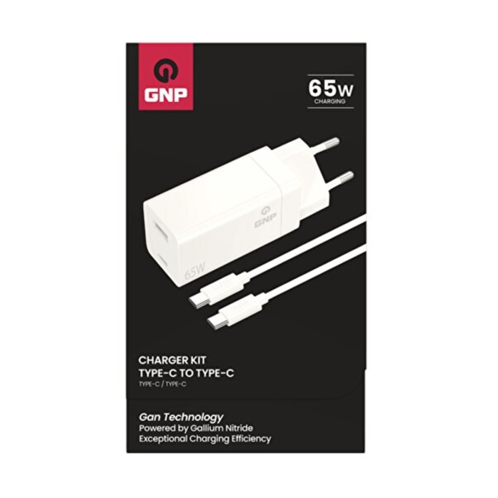 Gnp 65W Gan Type-C Kablo ve Şarj Adaptörü Beyaz Set Cep Telefonu Şarj Cihazı Fiyatı