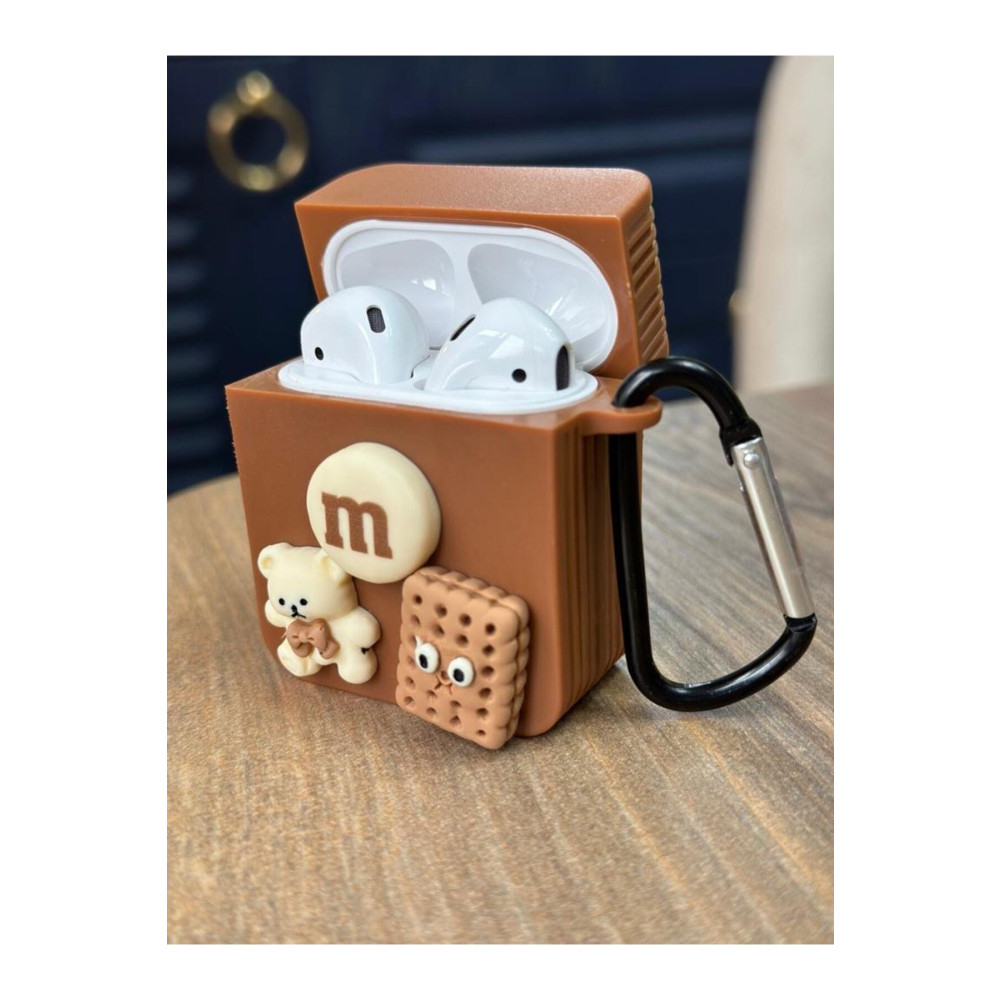 Go Aksesuar Airpods 1. Nesil Ve 2. Nesil Uyumlu Bisküvi Ayıcık Tasarımlı Kalın Silikon Kılıf Cep Telefonu Aksesuarı Fiyatı