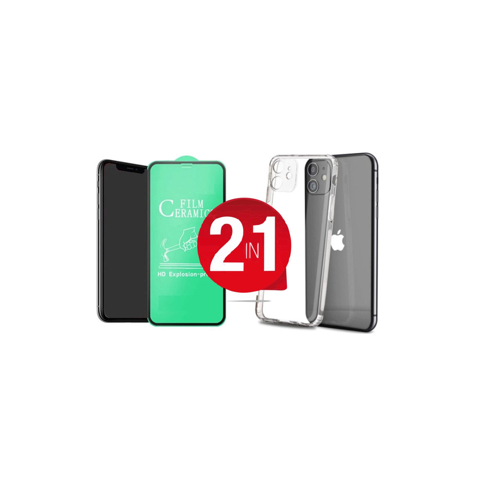 Go Aksesuar Iphone 11 Uyumlu 5d Ekran Koruyucu Kırılmaz Cam + Şeffaf Kılıf Hediyeli Cep Telefonu Ekran Koruyucusu Fiyatı