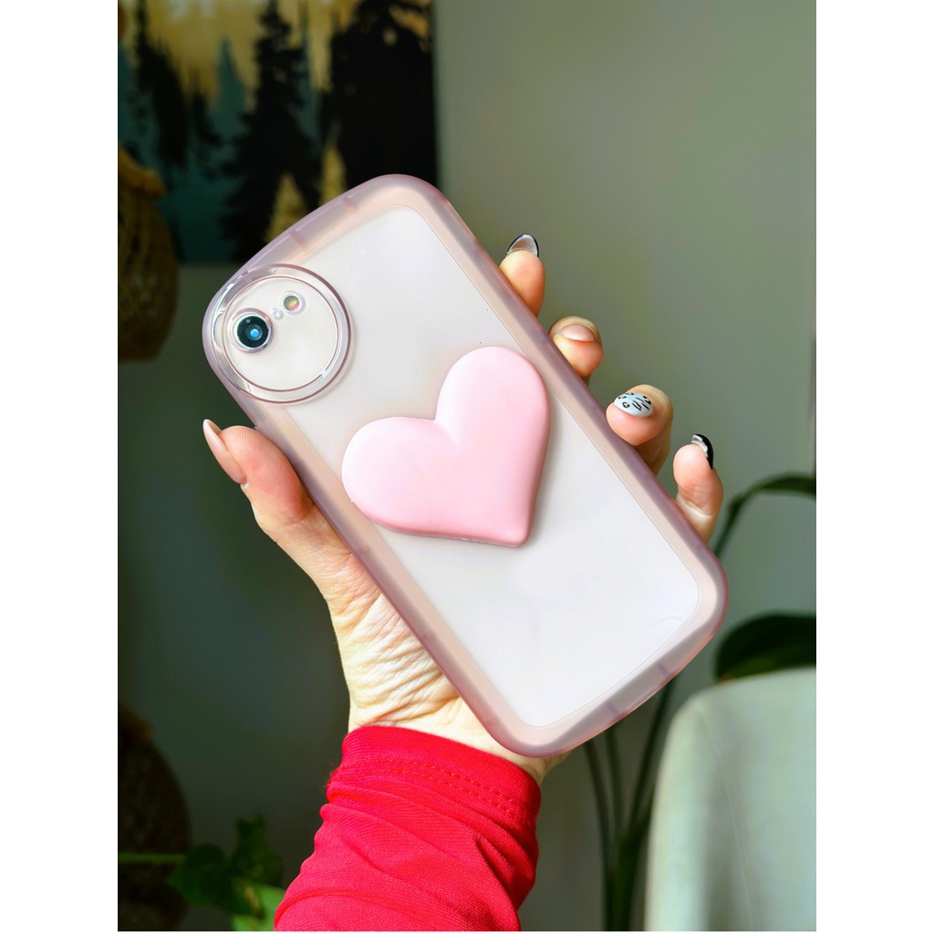 Go Aksesuar Iphone 7 - 8 - Se 2020 Uyumlu 3D Oyuncak Kalp Model Şeffaf Kılıf - Pembe Cep Telefonu Kılıfı Fiyatı