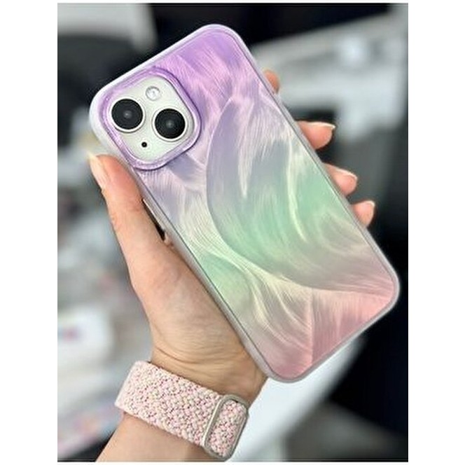 Go Aksesuar Shine Renk Geçişli Parlak Tasarımlı Silikon Kılıf Iphone 13 - 14 - 15 Uyumlu Dayanıklı Yapı ile Cep Telefonu Kılıfı Fiyatı