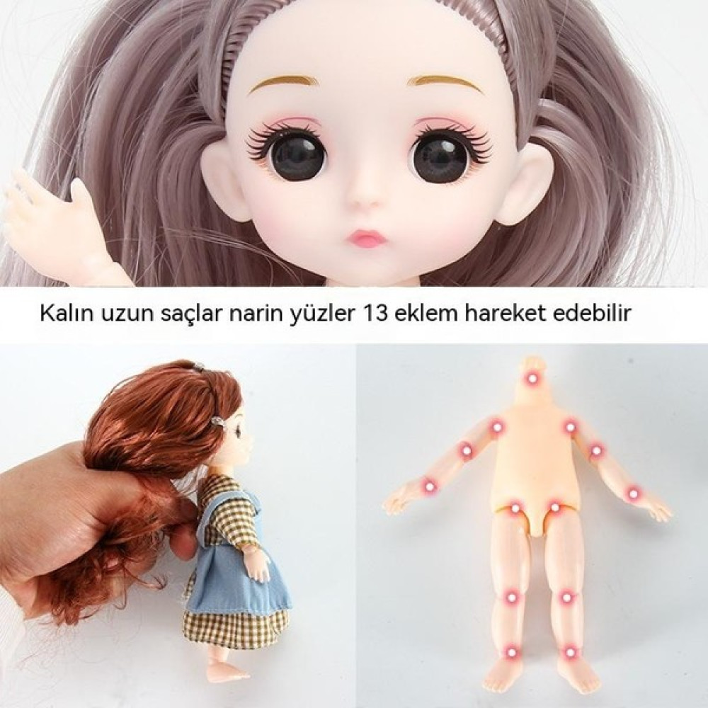 Go Biz 16CM Oyuncak Bebek, Giydirme Bebek, Prenses Bebek, Çocuk Oyuncakları, Eğitici Oyuncaklar (Yurt Dışından) - Mavi Oyuncak Fiyatı
