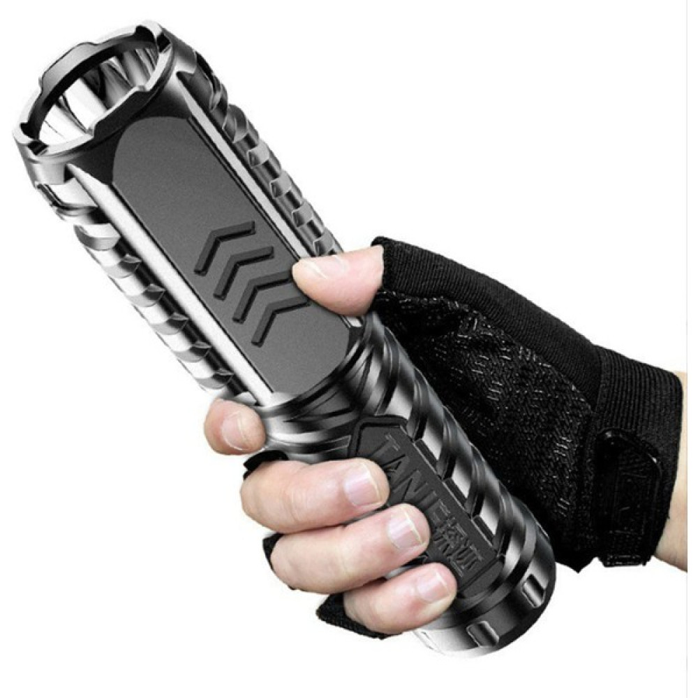 Go Biz USB Şarjlı El Feneri Kamp Lambası Reflektör LED Özel Kuvvetler El Feneri, Güçlü Işık USB Şarj Süper Parlak Uzun Menzilli Mini Taşınabilir Ço... El Feneri Fiyatı