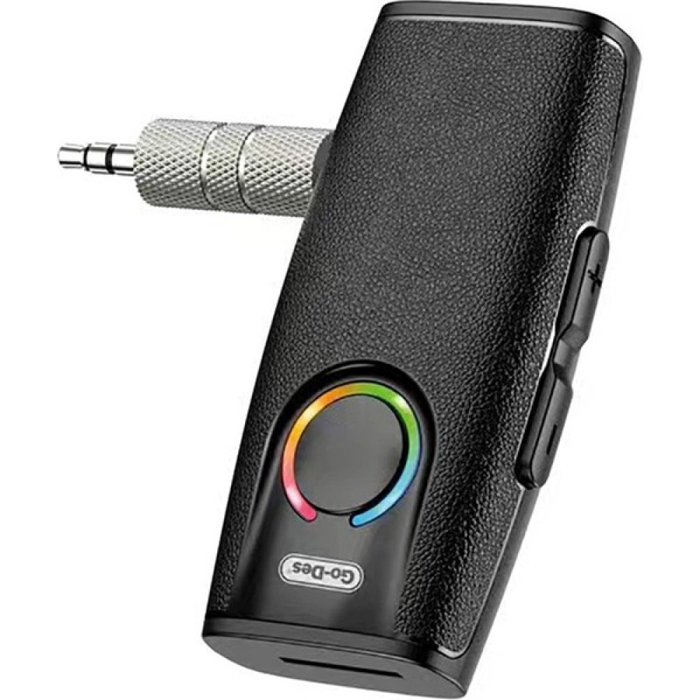 Go-Des Araç Ses Alıcı Go Des GD-BT203 Kablosuz Aux Girişli Bluetooth Adaptör 5.3 Versiyon - Siyah Cep Telefonu Araç Kiti Fiyatı