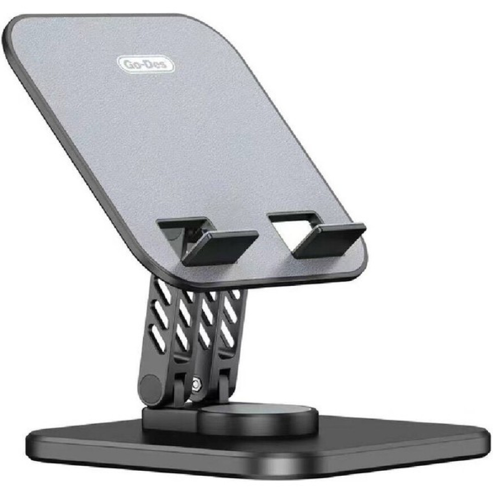 Go-Des Metal Telefon ve Tablet Standı Go Des GD-HD776 Taşınabilir Katlanabilir 360 Dönebilen Siyah Tablet Aksesuarı Fiyatı