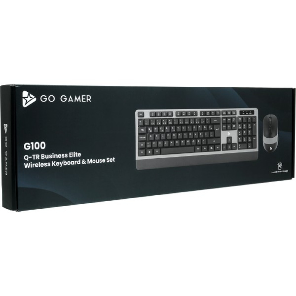 Go Gamer G100 Business Elite Q-Tr Kablosuz Ev ve Ofis Klavye Mouse Seti Klavye - Mouse Fiyatı