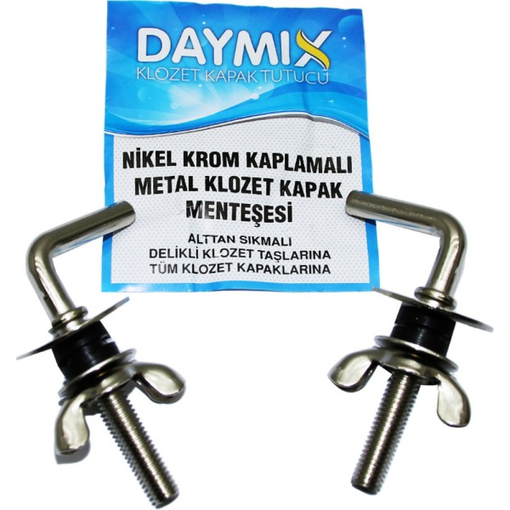 Go İthalat Alttan Sıkmalı Metal Klozet Kapak Menteşesi Vidası Nikel Krom Kaplamalı (4199) Klozet Kapağı Fiyatı