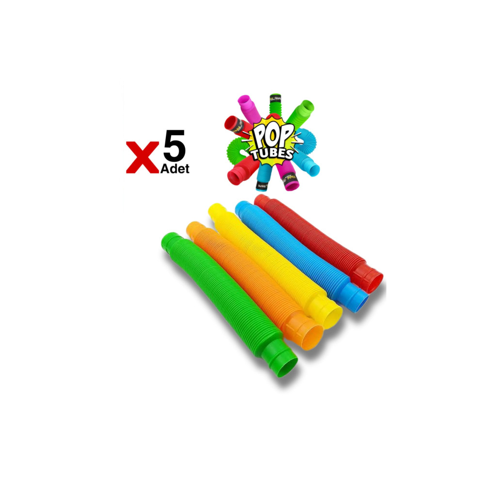 Go Toys 5 Adet Pop Tube Duyusal Strec Boru Oyuncak Zihinsel Eğitici Oyuncak Poptube Vakum Molekül Eğitici Oyuncak Fiyatı