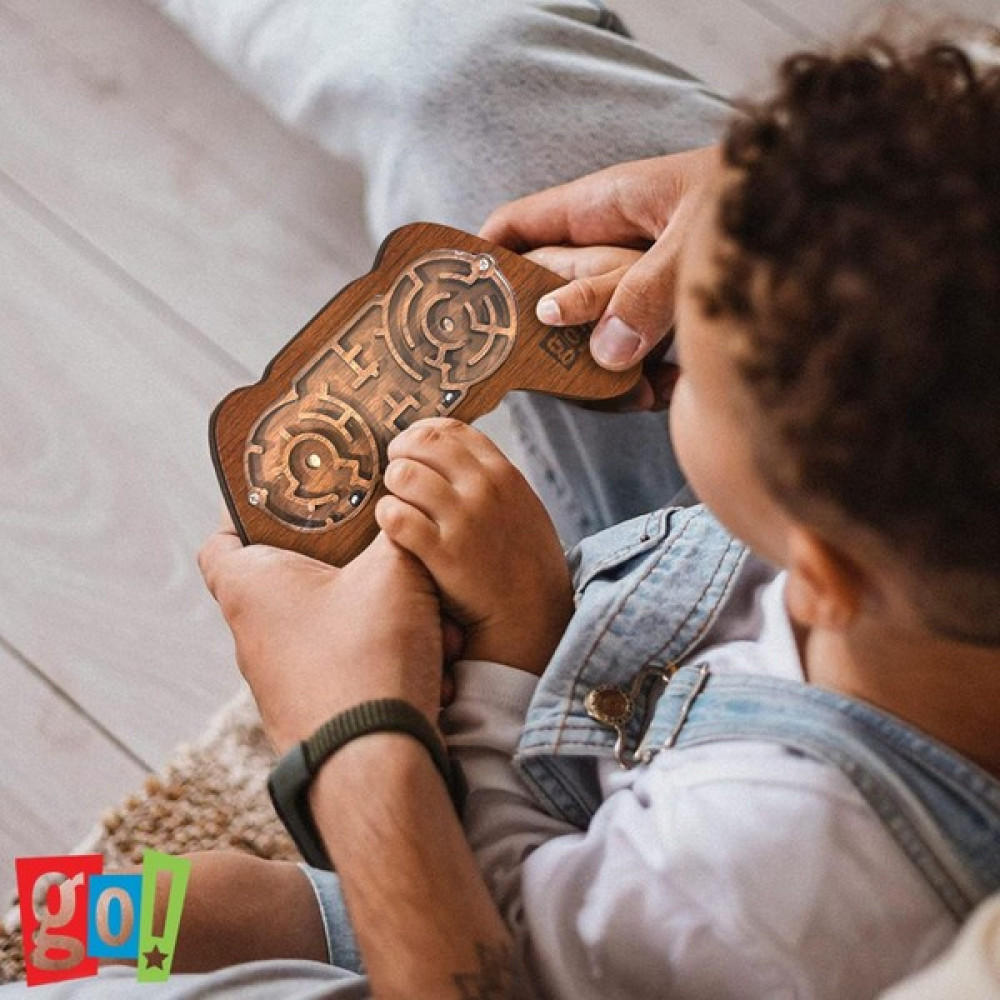 Go Toys Ahşap Joystick Labirent Eğitici ve Zeka Oyuncağı Motor Beceri Geliştirici Konsantrasyon Destekleyici - Kahverengi - 0 Bebek Oyuncakları Fiyatı