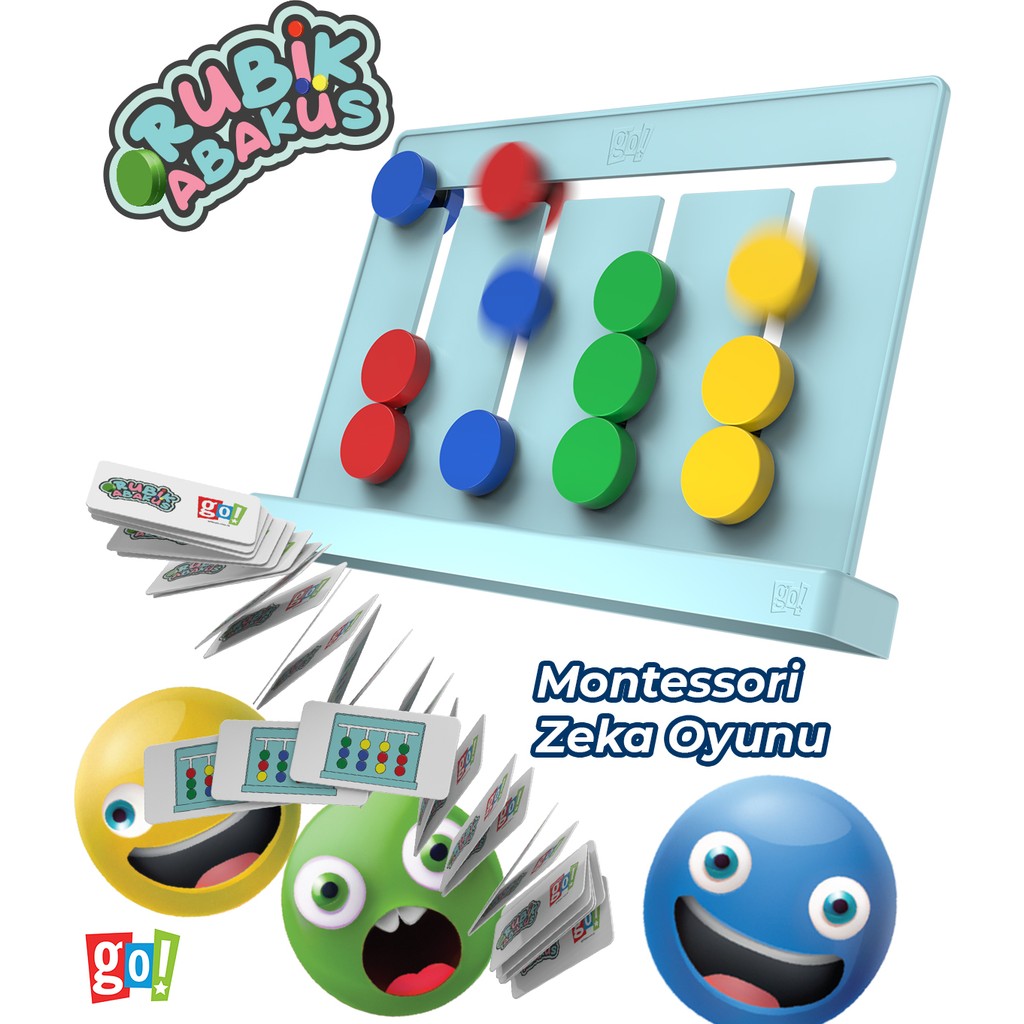 Go Toys Rubik Abaküs Montessori Zeka Oyunu Eğitici Oyuncak - Renkli Anne Bebek Oyuncak Fiyatı