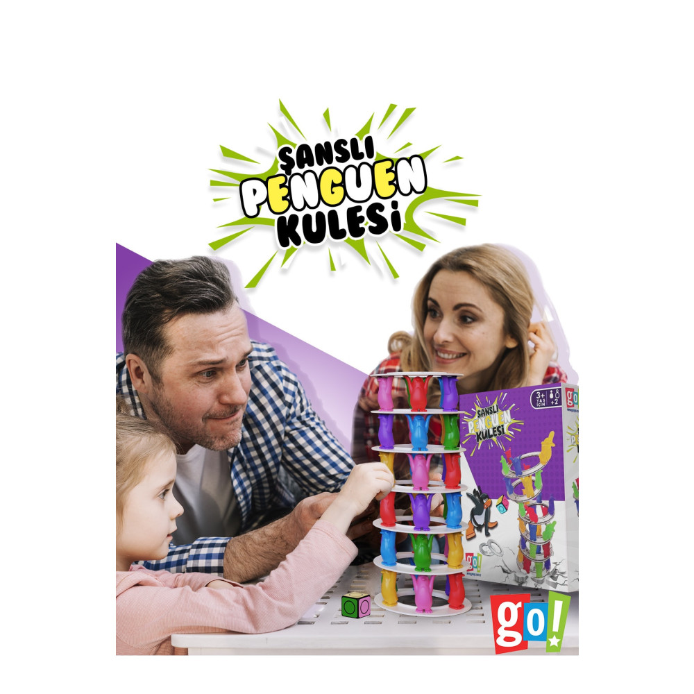 Go Toys Şanslı Penguen Kulesi Eğitici Zeka Ve Aktivite Oyunu Eğlence Kutusu Eğitici Oyuncak - 1+ Yaş Oyun Takımları Fiyatı