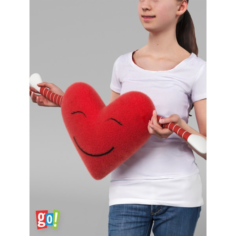 Go Toys Sarılan Kalp Peluş Ayıcık Yastık 64 cm Peluş Oyuncaklar Fiyatı