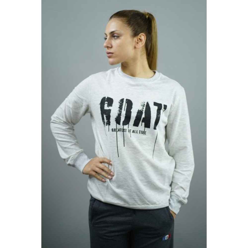 G.o.a.t. Baskılı Kadın Sweatshirt Bayan Sweatshirt Fiyatı
