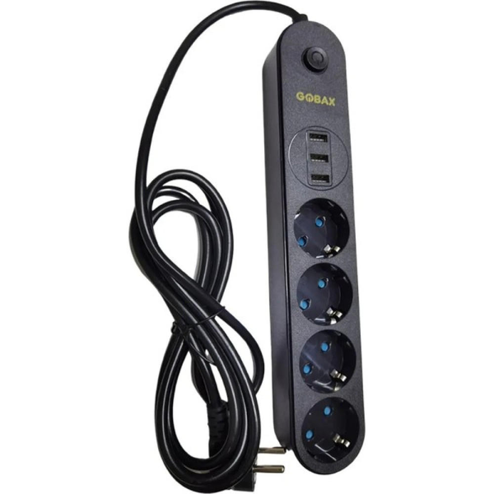 Gobax Termal Akım Korumalı Grup Priz ve 3'lü USB Şarj Aleti (4738) Oto Boyaları Fiyatı