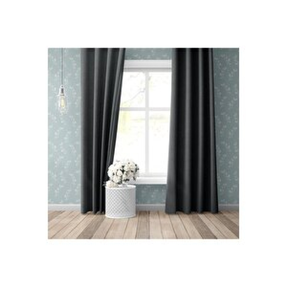 Goccia Home Blackout Karartma Tek Kanat Fon Perde Koyu Gri 300x270 cm Fon Perde Fiyatı