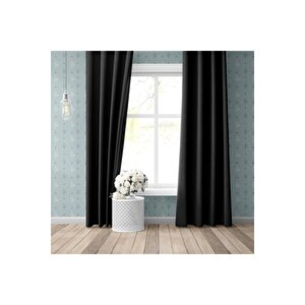 Goccia Home Blackout Karartma Tek Kanat Fon Perde Siyah 50x270 cm Fon Perde Fiyatı