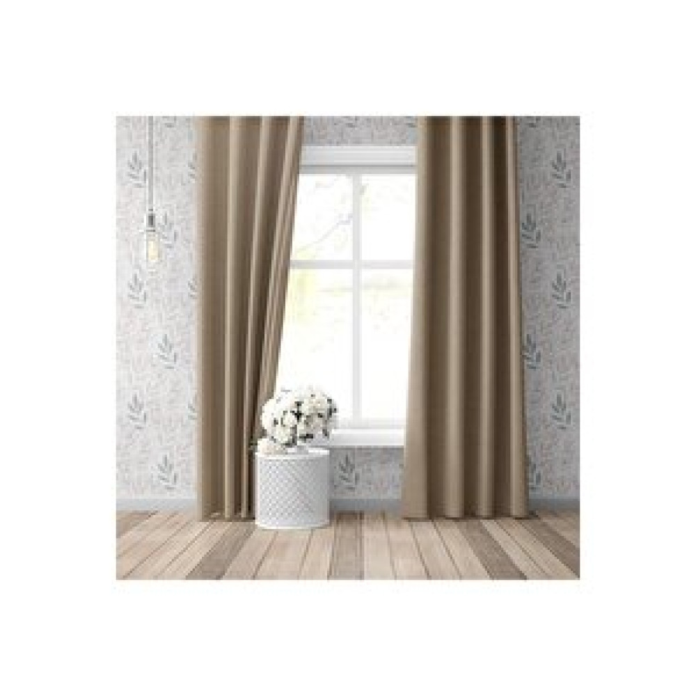 Goccia Home Blackout Karartma Tek Kanat Fon Perde Sütlü Kahve 300x260 cm Fon Perde Fiyatı