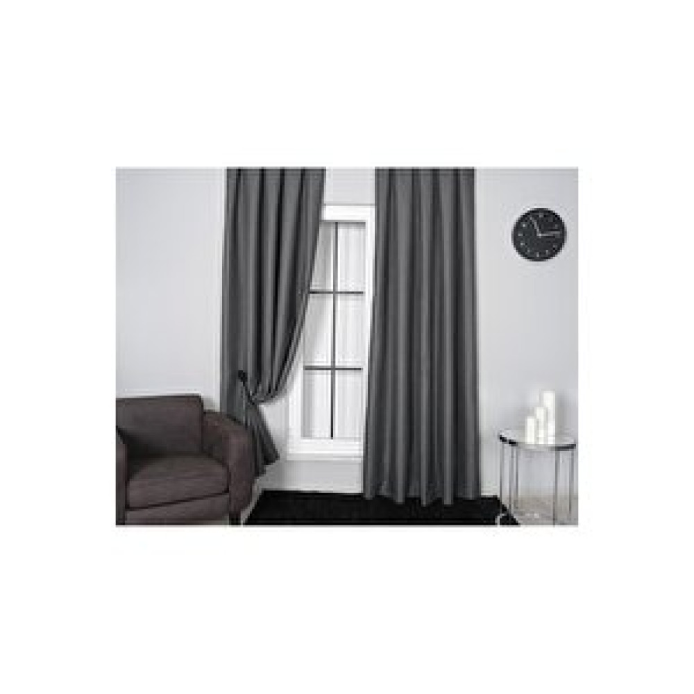 Goccia Home Isle Keten Görünümlü Blackout Koyu Gri 140x260 cm Tül Perde Fiyatı