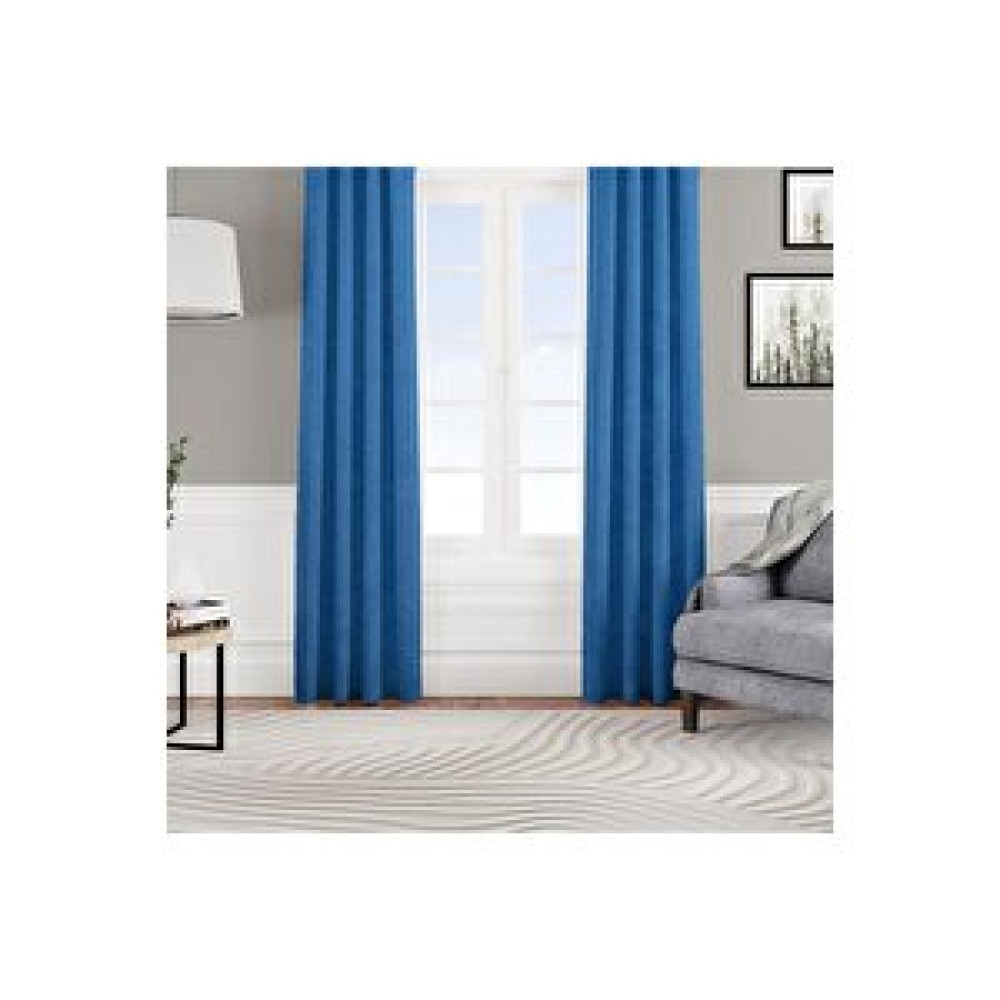 Goccia Home Kadife Dokulu Fon Perde Pilesiz Tek Kanat Açık Mavi 50x270 cm Fon Perde Fiyatı