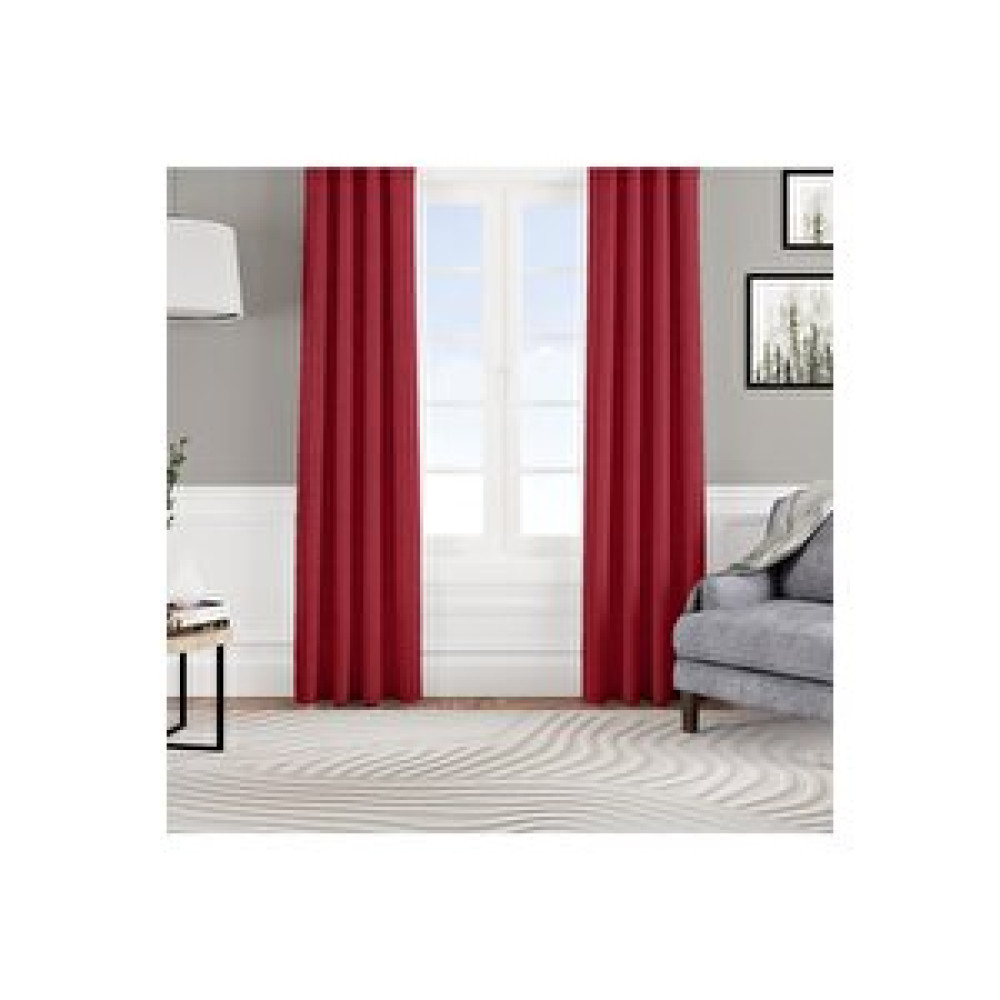 Goccia Home Kadife Dokulu Fon Perde Pilesiz Tek Kanat Bordo 50x270 cm Fon Perde Fiyatı