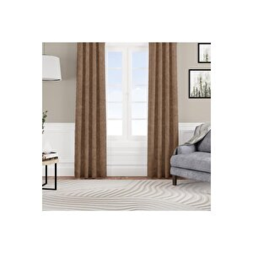 Goccia Home Kadife Dokulu Fon Perde Pilesiz Tek Kanat Camel 50x270 cm Fon Perde Fiyatı