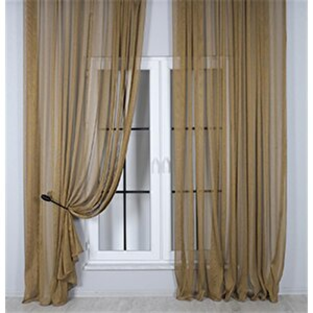 Goccia Home Murcia Dökümlü Tül Perde Pilesiz Altın 800x280 cm Tül Perde Fiyatı
