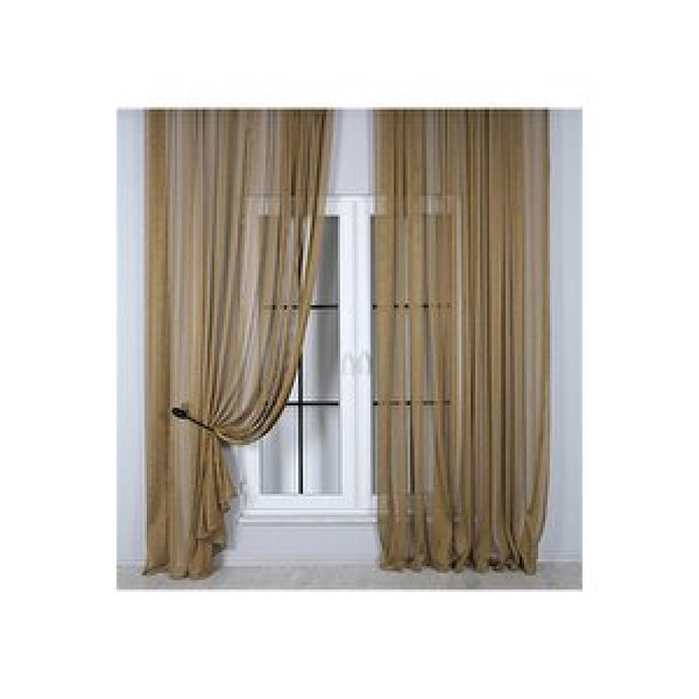 Goccia Home Murcia Dökümlü Tül Perde Pilesiz Altın 900x280 cm Tül Perde Fiyatı