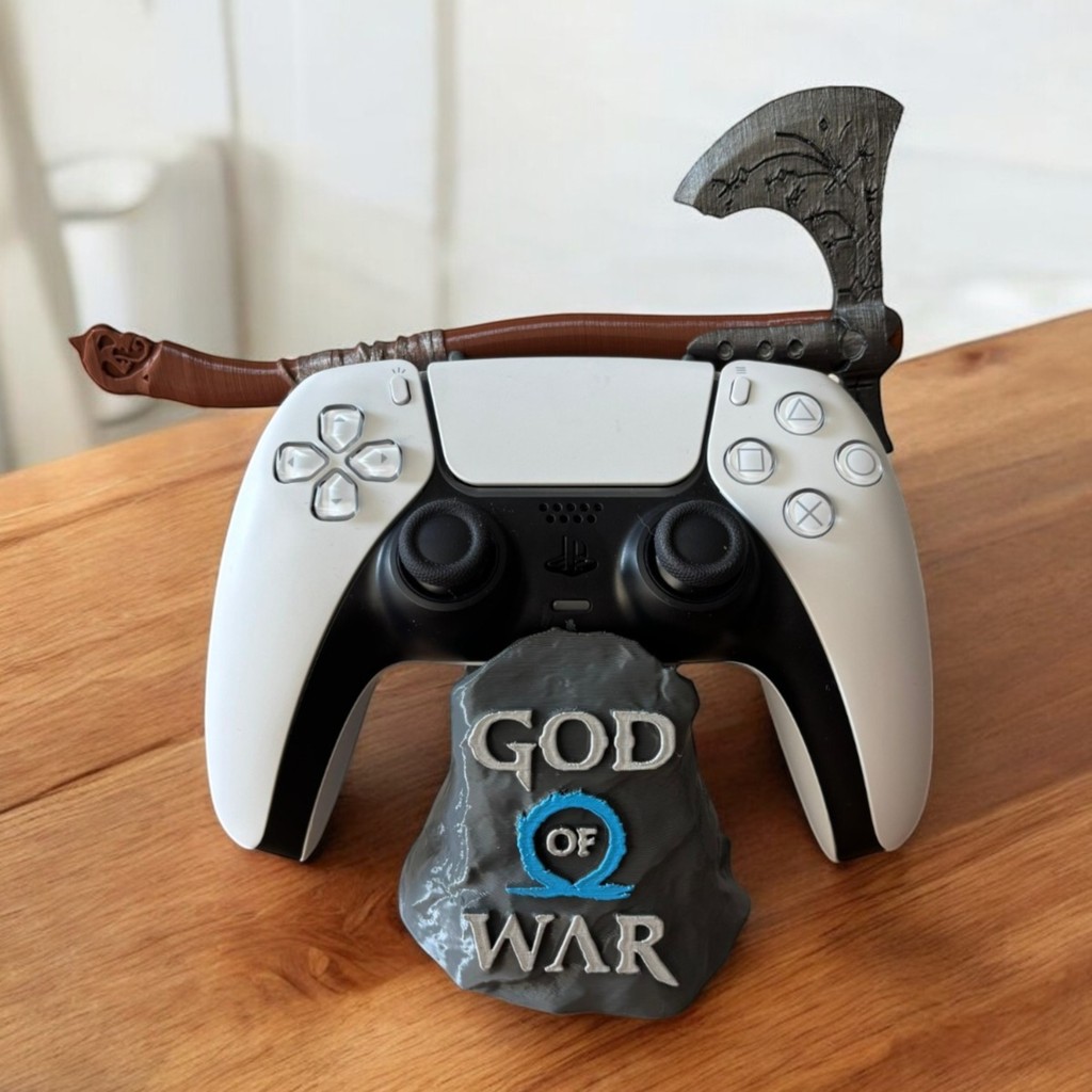 God Of War Ps4 / Ps5 Xbox Uyumlu Kol Tutucu Stand Joystick Standı Ragnarok - Açık Mavi Diğer Fiyatı