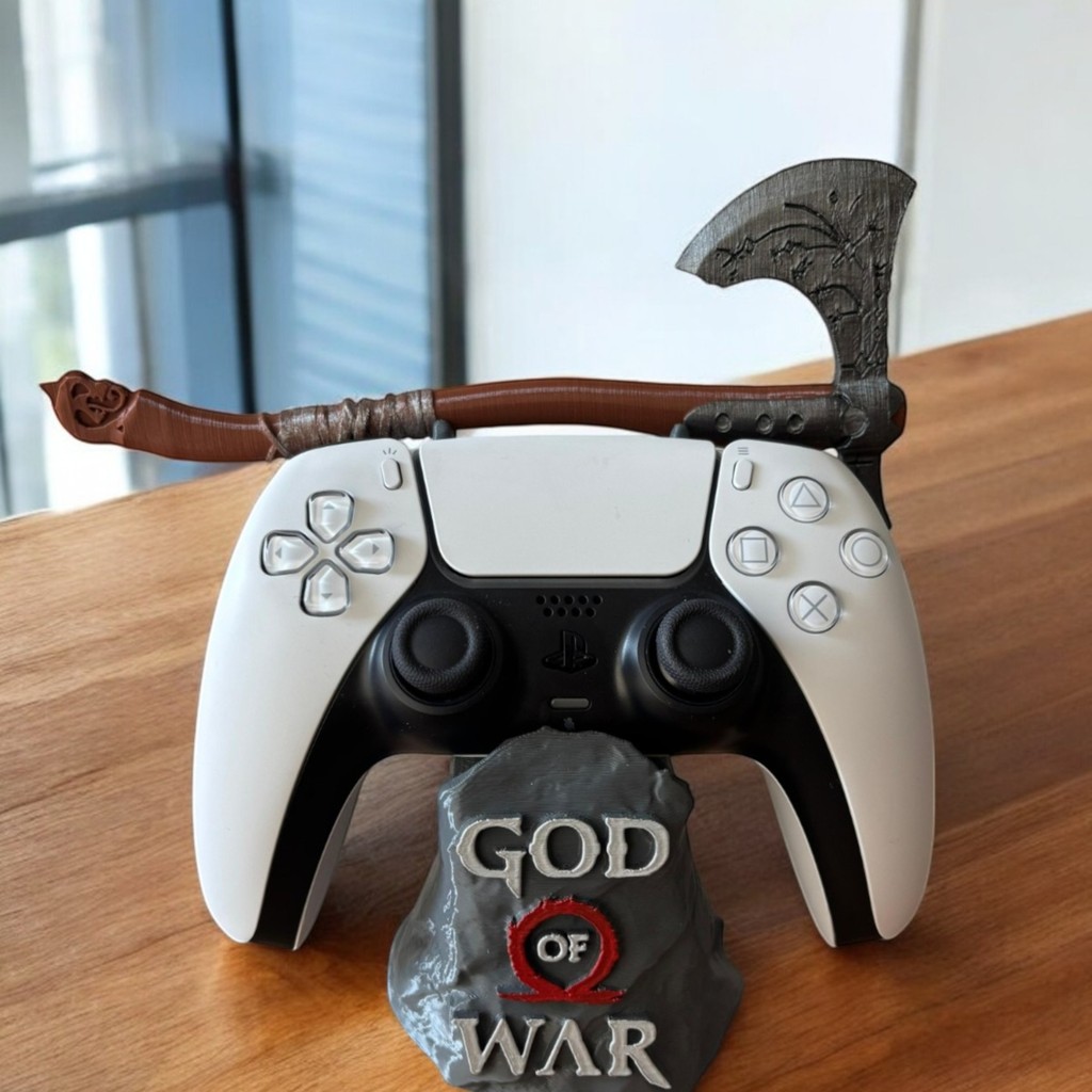 God Of War Ps4 / Ps5 Xbox Uyumlu Kol Tutucu Stand Joystick Standı Ragnarok - Kırmızı Diğer Fiyatı