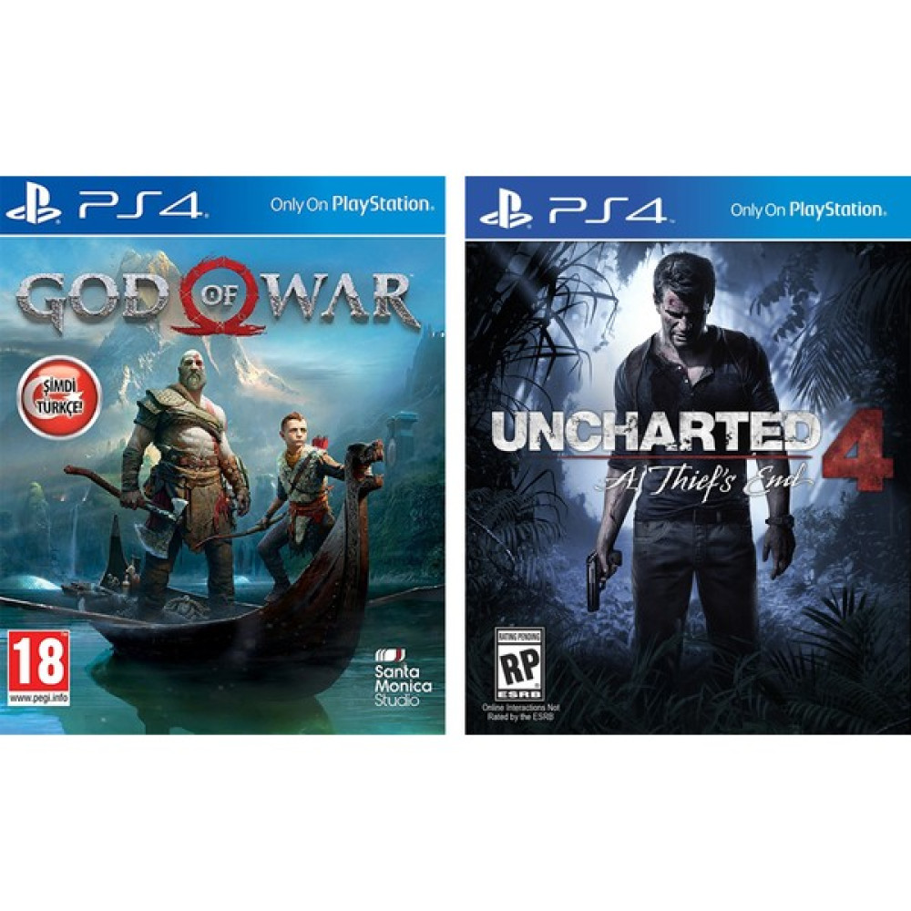 God Of War + Uncharted 4 PS4 Oyun PlayStation 4 PS4 Oyunları Fiyatı
