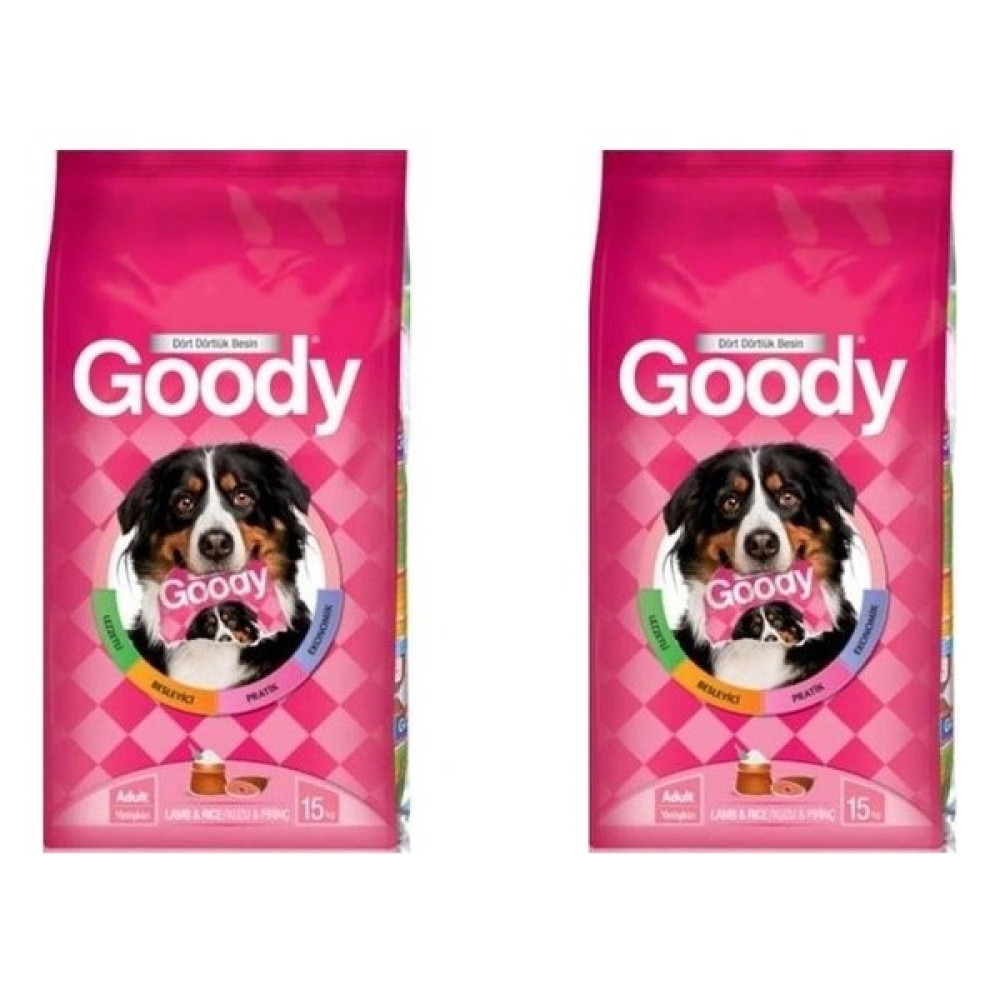 Goddy Goody Kuzu Etli ve Pirinçli Yetişkin Köpek Maması 15 kg 2 Adet Evcil Hayvan Ürünleri Fiyatı