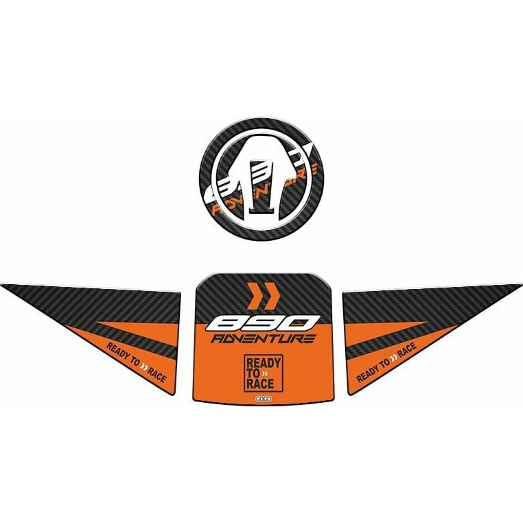 Gogo Premium Ktm 890 Adventure 2020 - 2022 Uyumlu Tank Pad Set 002 Diğer Fiyatı