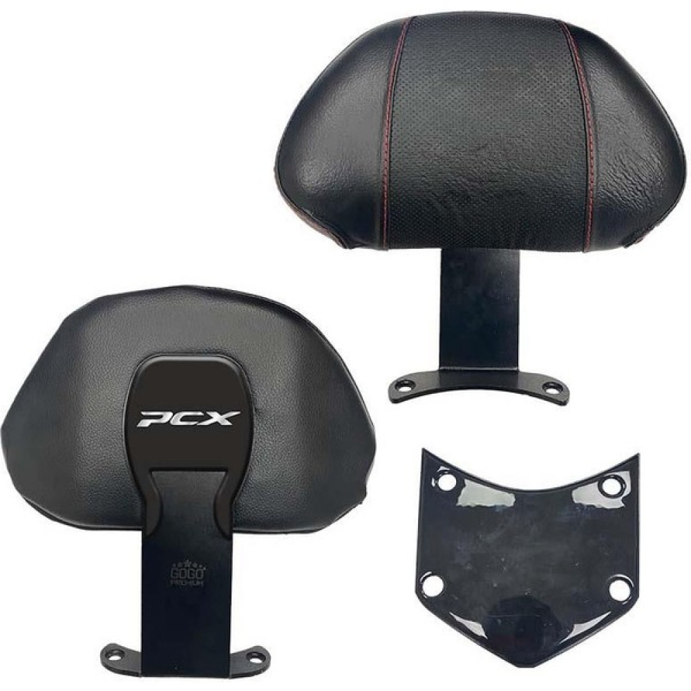 Gogo Premium Pcx 2021 Kırmızı Desen Sissy Bar - Siyah - Kırmızı - Standart Motorsiklet için Diğer Aksesuarlar Fiyatı