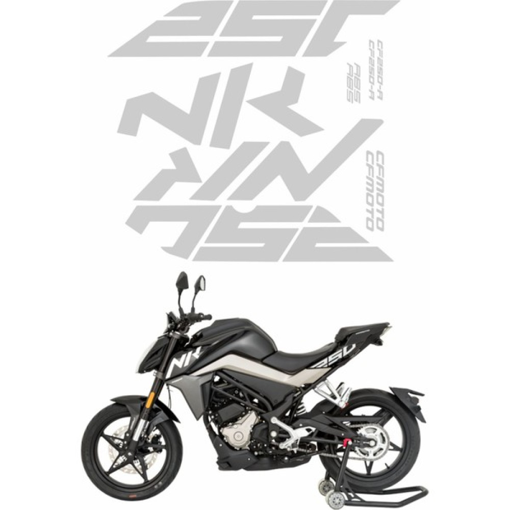 Gogomoto Cf Moto 250 Nk Sticker Seti Beyaz Motorsiklet için Diğer Aksesuarlar Fiyatı