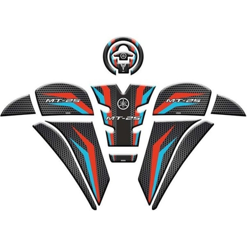 Gogomoto Yamaha MT25 2020 - 2023 Uyumlu Tank Pad Set 010 Motorsiklet Aksesuarları Fiyatı