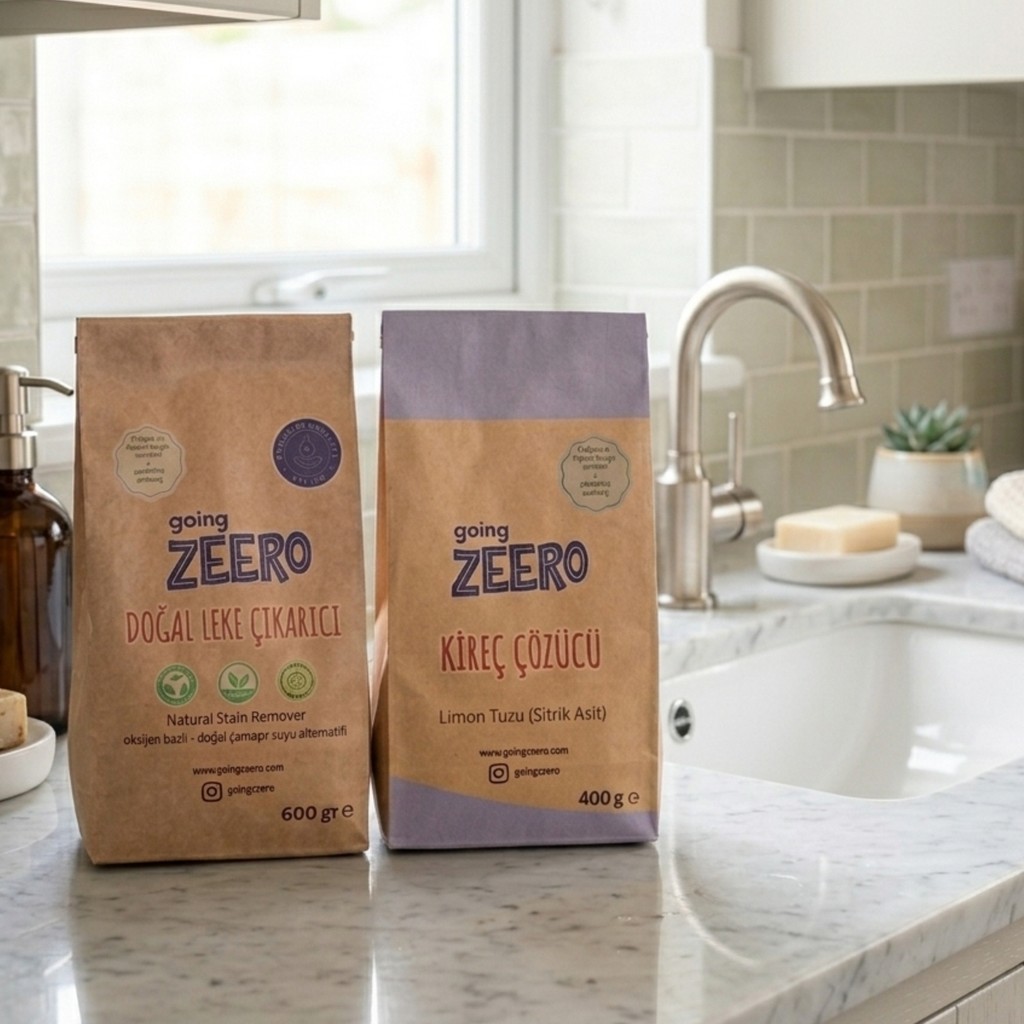 Going Zeero Doğal Kireç Çözücü & Leke Çıkarıcı Set Lavabo Açıcı Set - 1 kg Çamaşır Yıkama Fiyatı