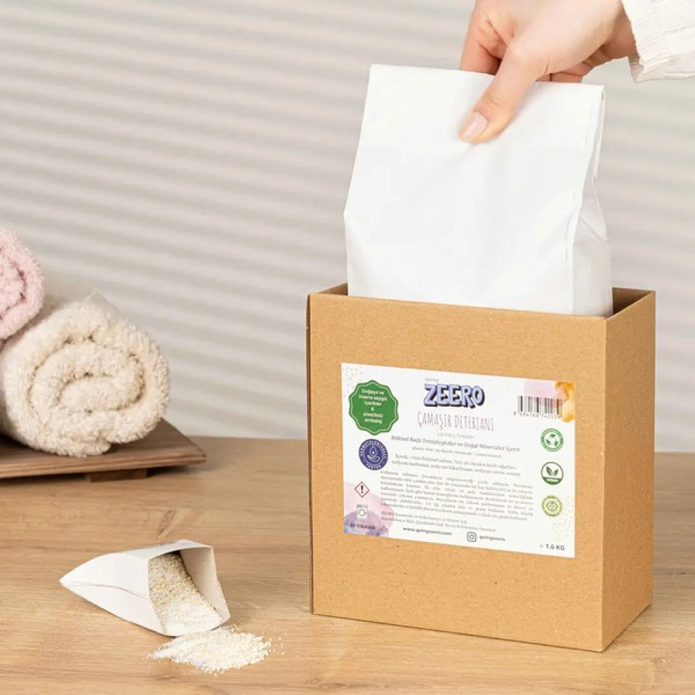 Going Zeero Doğal Konsantre Çamaşır Deterjanı - Bitkisel & Mineral Kaynaklı - 40 Yıkama - 1,6 kg Çamaşır Deterjanı Fiyatı