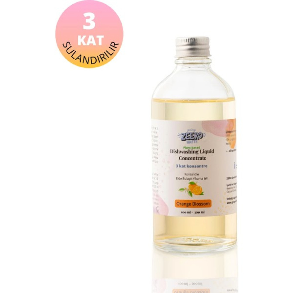 Going Zeero Elde Bulaşık Yıkama Deterjanı - Süper Konsantre - Orange Blossom - 100 ml Bulaşık Yıkama Fiyatı