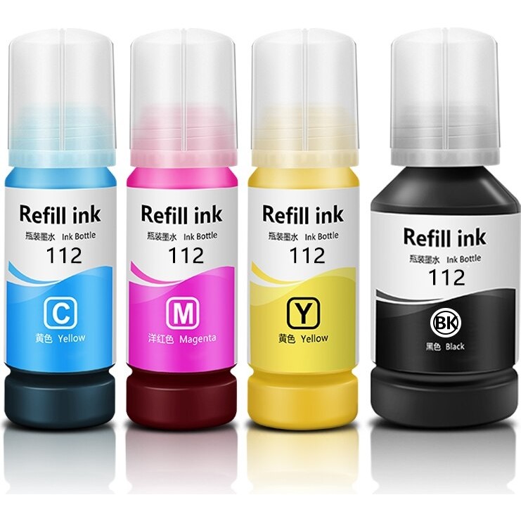 Goink 112 Ecotank Muadil Mürekkep Seti Epson L15160 Uyumlu - Renkli Muadil Kartuş Fiyatı