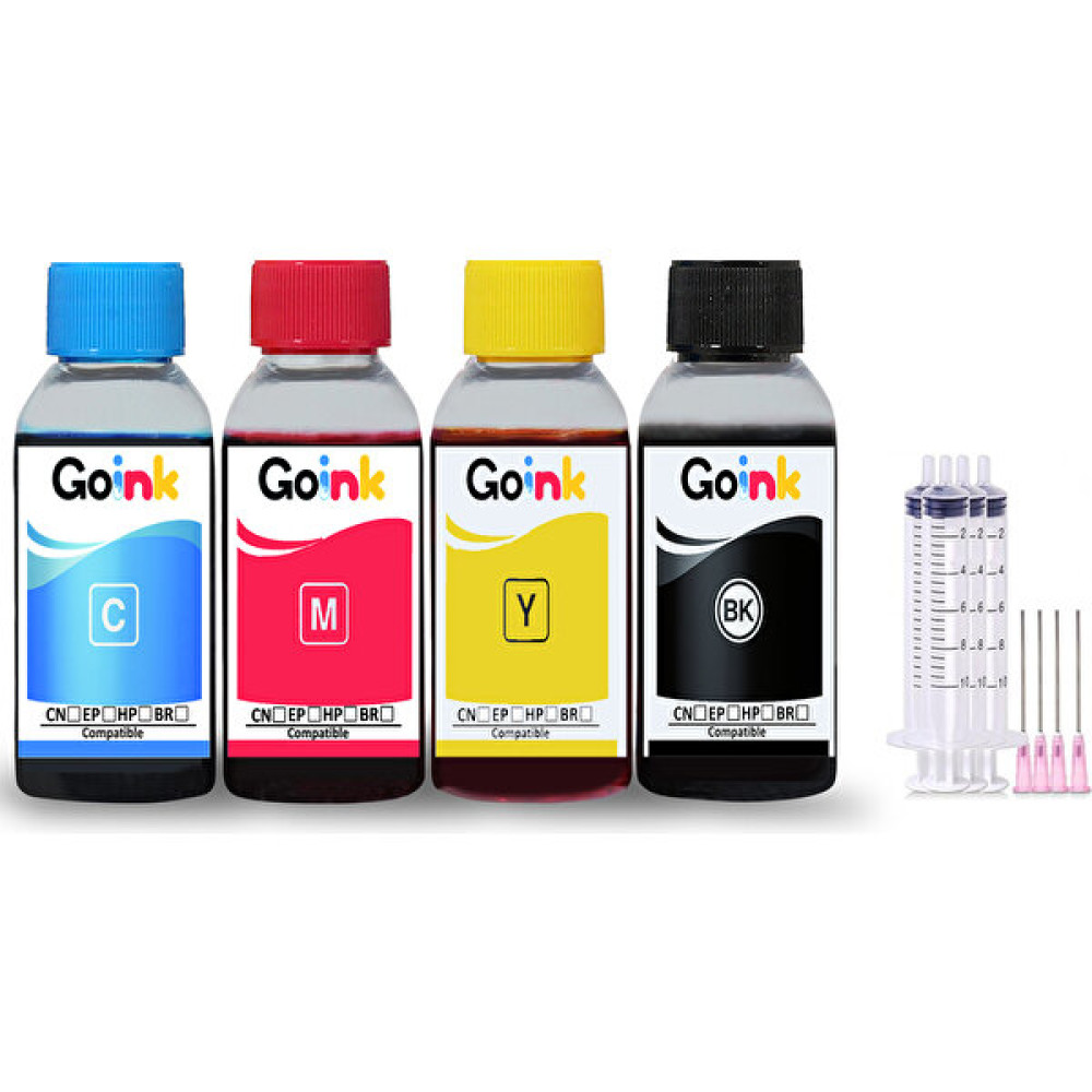 Goink Epson L355 Mürekkep 4X100 ml (Muadil) - Renkli - Siyah Kartuşlar Fiyatı