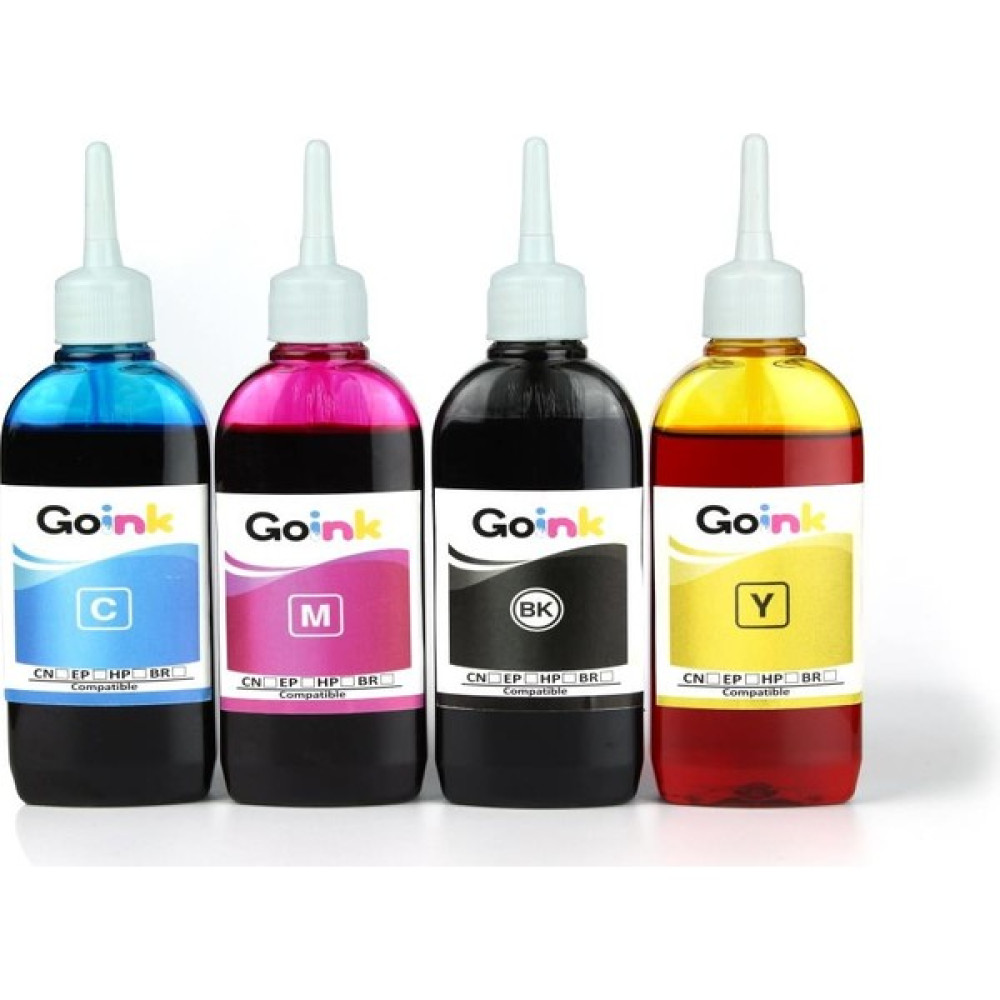 Goink Gıda Mürekkebi 4X100 ml (Epson-Canon-Hp Için) - Renkli - Siyah Kartuşlar Fiyatı