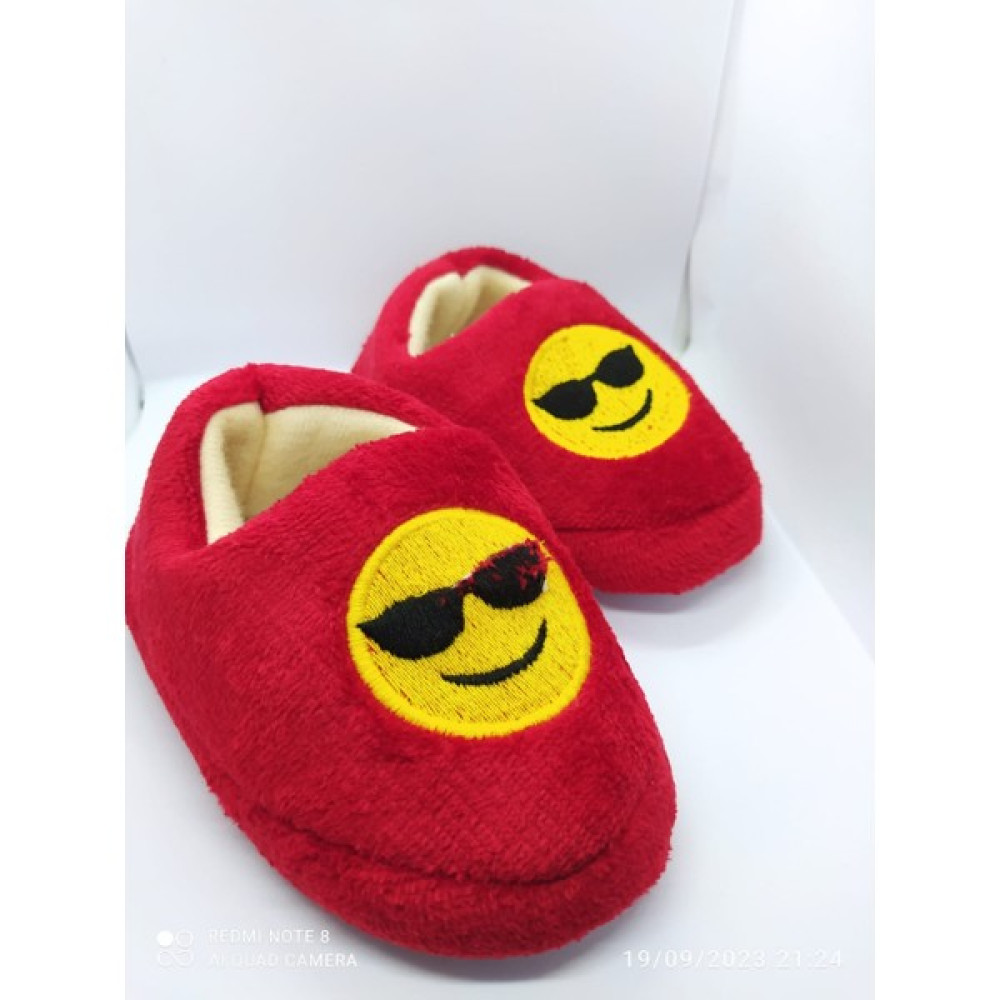 Gökay Emoji Desenli Unisex Bebek Çocuk Panduf Ev Ayakkabısı Erkek Çocuk Panduf Fiyatı