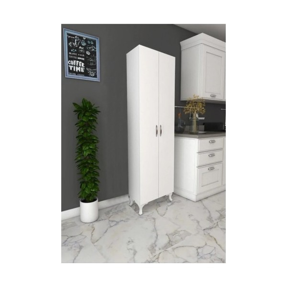 Gökberk GB-4002 2 Kapaklı 8 Raflı Çok Amaçlı Dolap Mutfak Dolabı / Mobilyası Fiyatı