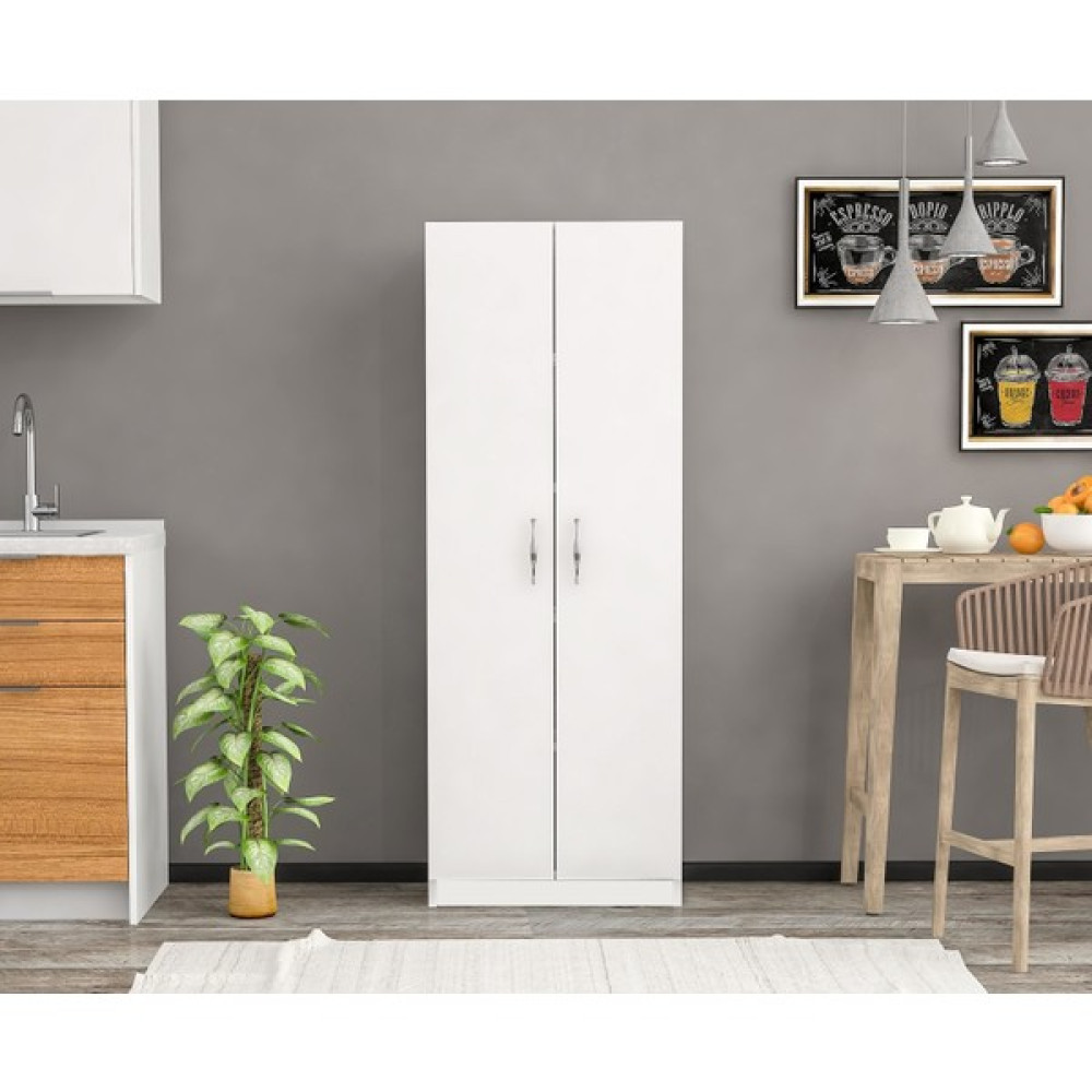 Gökberk GB-4100 5 Raflı 2 Kapaklı Çok Amaçlı Dolap 180*32*50 cm Mutfak Dolabı / Mobilyası Fiyatı