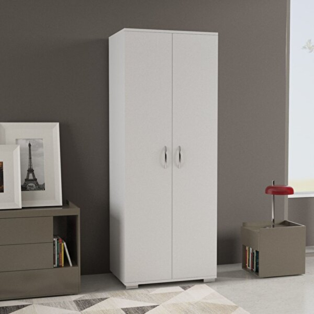 Gökberk GB-6200 2 Kapaklı Elbise Dolabı Gardırop %100 Mdf Gardrop & Dolap Fiyatı