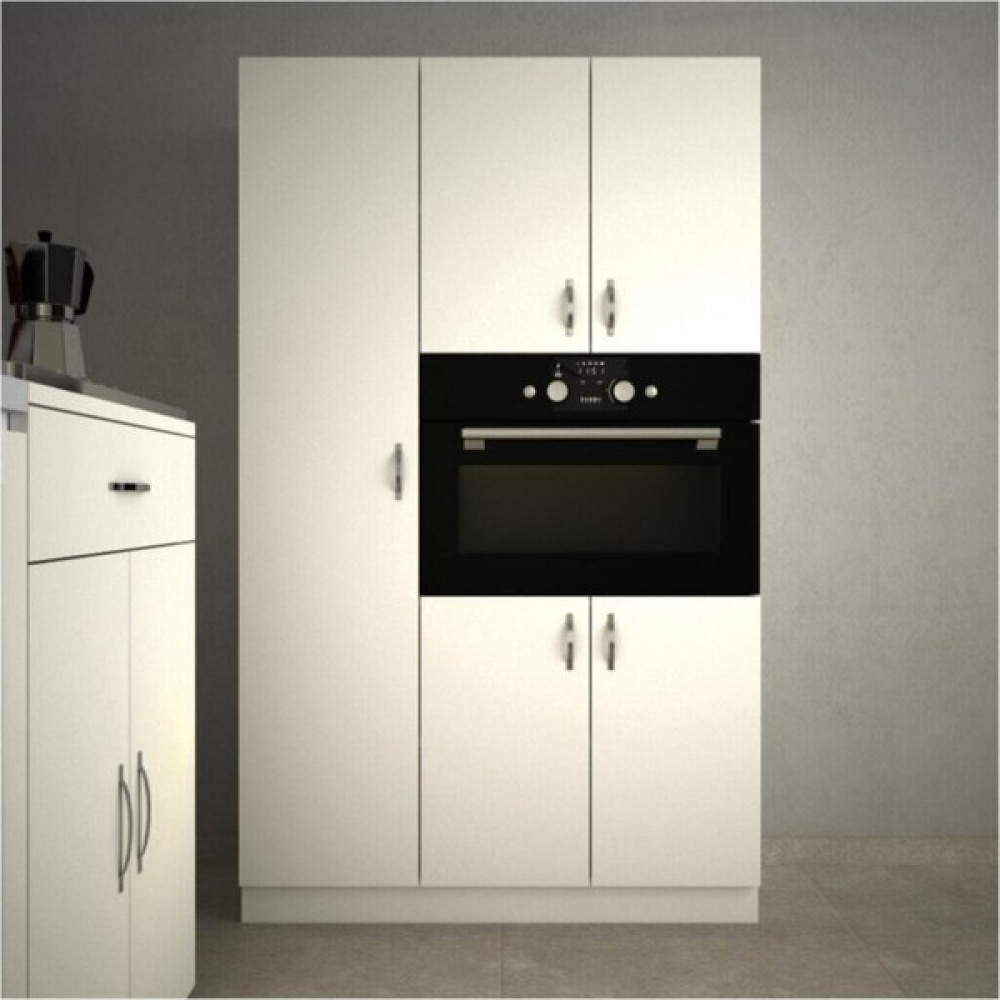 Gökberk GB-9002 5 Kapaklı Fırın ve Kiler Bölümlü Çok Amaçlı Dolap Mutfak Dolabı / Mobilyası Fiyatı