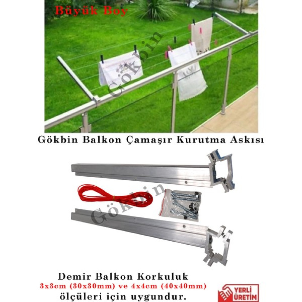 Gökbin Demir Balkon Korkuluk Çamaşır Kurutma Askılığı Alüminyum Küpeşte Çamaşırlık Çamaşır Kurutma Makineleri Fiyatı