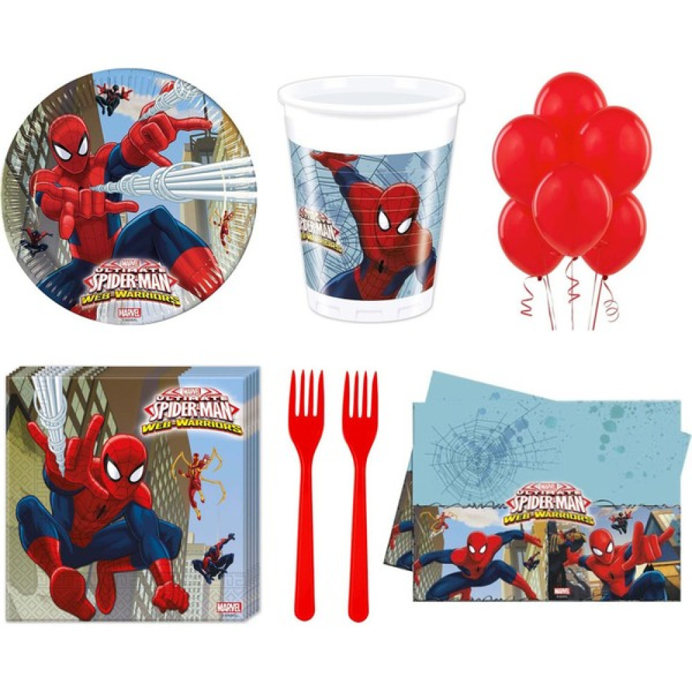 Gökçe Spider Man 16 Kişilik Doğum Günü Parti Seti Oto Boyaları Fiyatı