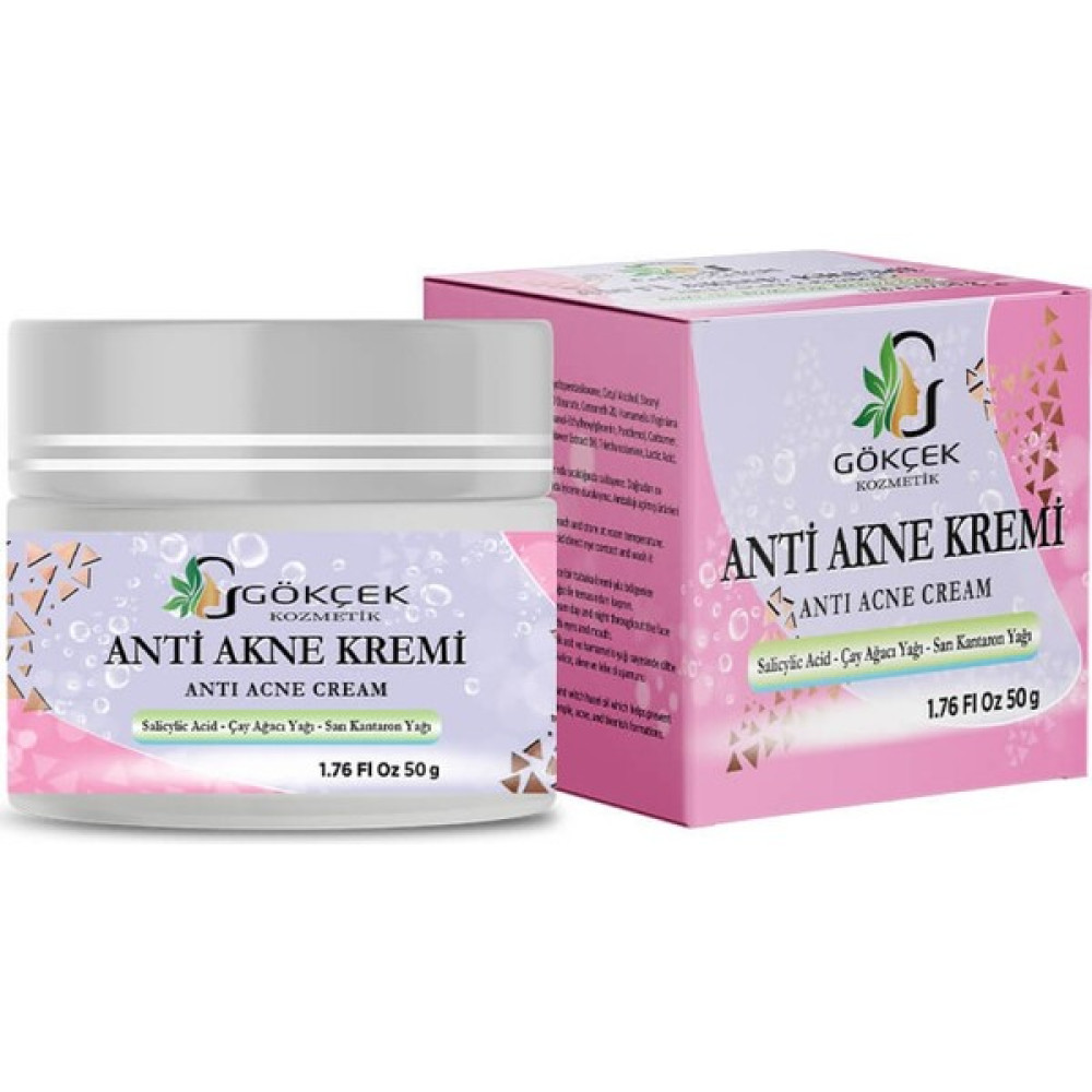 Gökçek Şifa Anti Akne Kremi 50 gr. Akne ve Sivilce Bakımı Fiyatı
