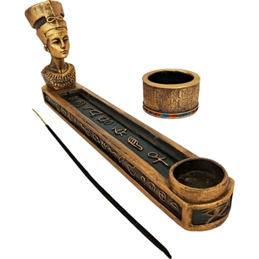 Gökçen Hobi Tütsülük Antik Mısır Nefertiti ve Hiyeroglif Mumluk - 1 Adet Dekoratif Mum Fiyatı